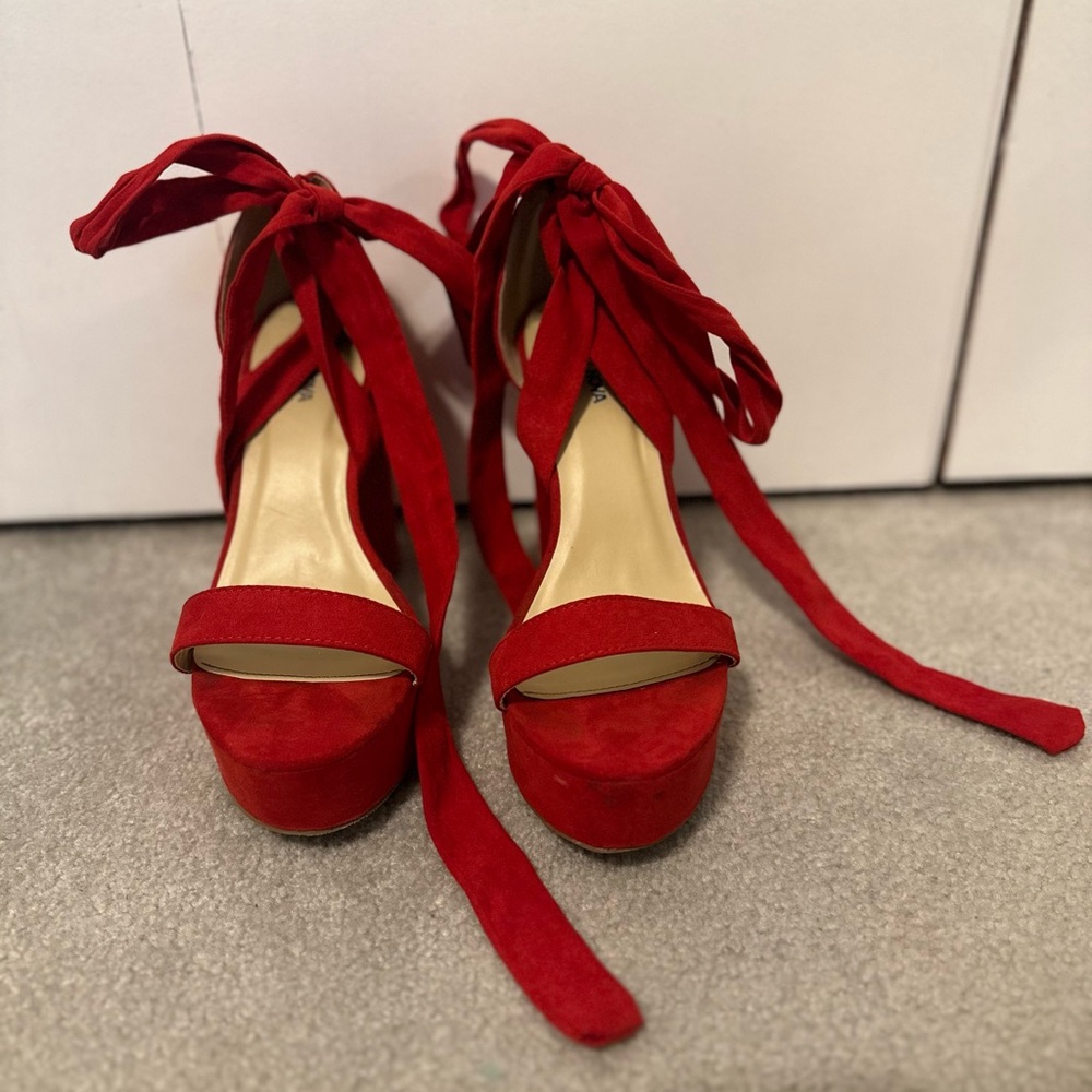 Fashion Nova Wrap Heels